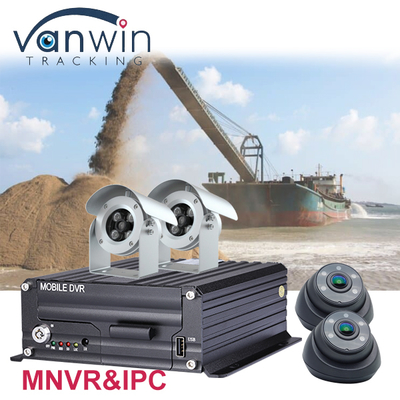 6CH IPC NVR 4G GPS 6 Channel Network MNVR for Mining Gold River Sand Pumping Boat Jet Suction Dredger