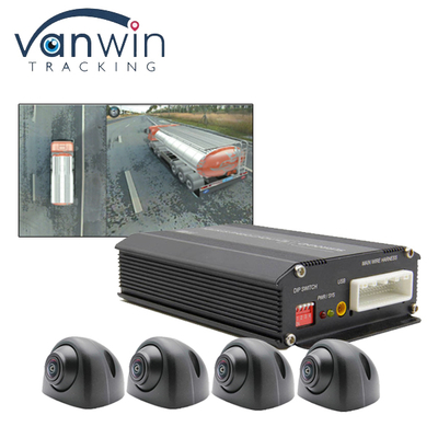 1080P AI Intelligent 360 Bird View Image System Panoramic Camera 3D Surround 4 Side Camera Driving Recorder Detection
