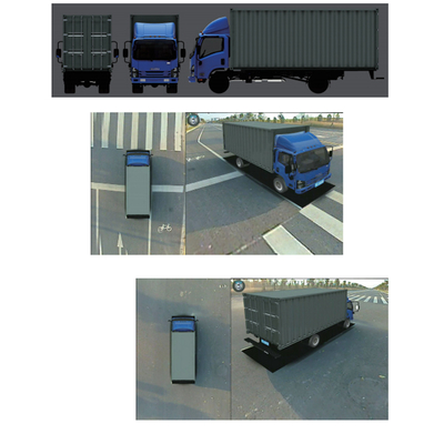 1080P AI Intelligent 360 Bird View Image System Panoramic Camera 3D Surround 4 Side Camera Driving Recorder Detection