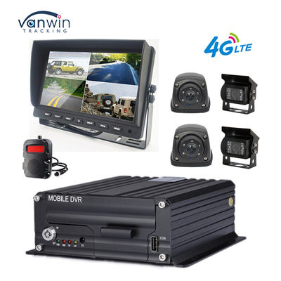 1080P 4CH MDVR Camera Waterproof 7 Inch Monitor MDVR Recorder 4G GPS Reverse Backup Camera Vehicle Bus Truck Car Reversing Aid