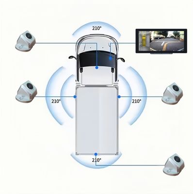 AI MDVR 360 Degree Surround View Blind Spot Detection and Accident Liability Traceability for Heavy Duty Vehicles