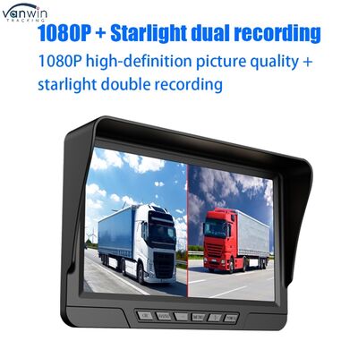 7 Inch BSD System Car video recorder Rear View Reverse System Truck DVR Dash Camera Front and Rear Parking DVR for Trucks