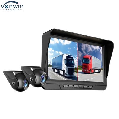 AI Car Video Recorder 7 Inch IPS Touchscreen with Blind Spot Detection and Rear View Camera for Trucks and Motorhomes