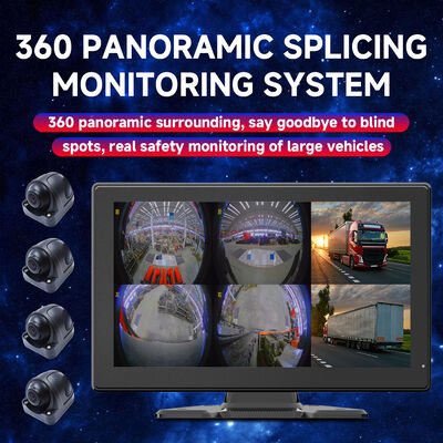 AI MDVR Surround View System with Four Fisheye Cameras Night Vision and High Frame Rate Recording for Heavy Duty Vehicles