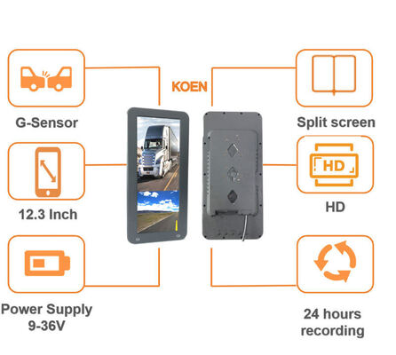 Professional First-Generation Smart HD Car Rearview Mirror with Night Vision Waterproof Split Screen Function