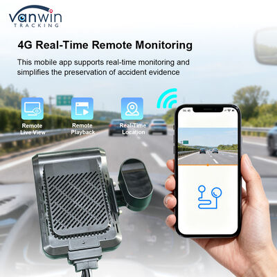 4 Channels AI Intelligent 4G Mobile Digital Video Recorder Dash Camera System GPS Tracking Night Vision Cloud Remote Monitoring