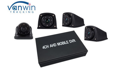 360 Degree SD Card Mobile DVR High Definition Mini Basic 4CH AHD With 128GB TF Card