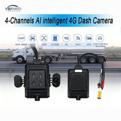 Dash Cam Recorder with Built In AI Algorithm for Driver Behavior Detection and 4G Module Supporting Global Frequency Bands