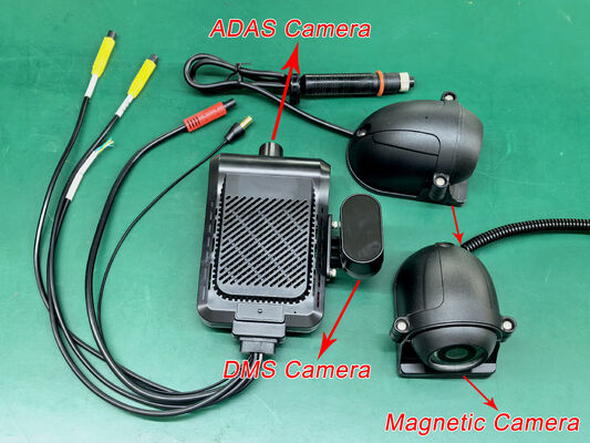 24V 4CH AI Dash Cam Kit Vehicle Security Camera DVR with DMS ADAS BSD Side Camera for Truck/Bus