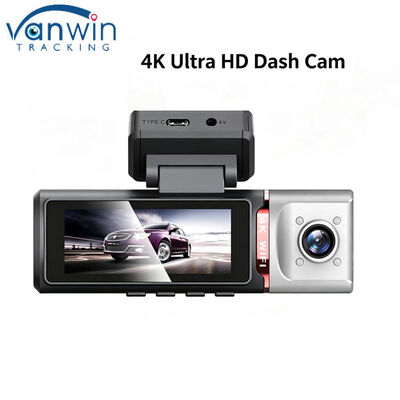 3‑Channels AI 4G Dash Camera 4K Front, ADAS & DMS, GPS Tracking, 24/7 Parking Monitor
