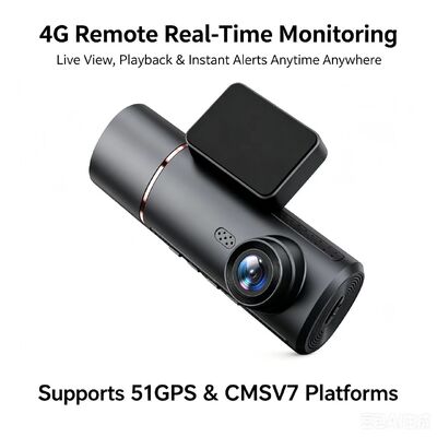 3‑Channels AI 4G Dash Camera 4K Front, ADAS & DMS, GPS Tracking, 24/7 Parking Monitor