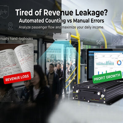 4G Communication Bus Passenger Counter with High-Precision Sensor for Real-Time Counting