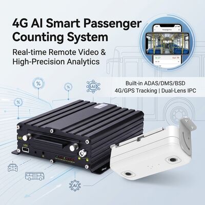 4G WIFI Bus People Counting System 98% Accuracy MDVR