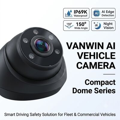 AI Blind Spot Detection Camera (BSD) with Pedestrian & Cyclist Alert – 1080p IP69K for Commercial Trucks