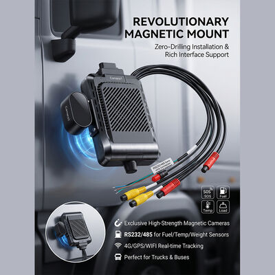 4G LTE AI Fleet Dashcam with Real-time Accident Recording and Driver Behavior Monitoring for Fleet Safety