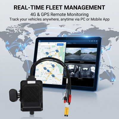 Commercial Vehicle 4G Dashcam System - Anti-Theft GPS WiFi Tracker with I/O RS232 Peripheral Support