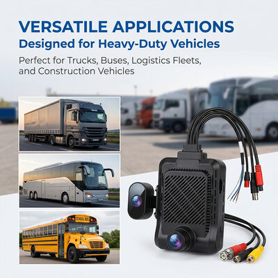 Commercial Vehicle 4G Dashcam System - Anti-Theft GPS WiFi Tracker with I/O RS232 Peripheral Support