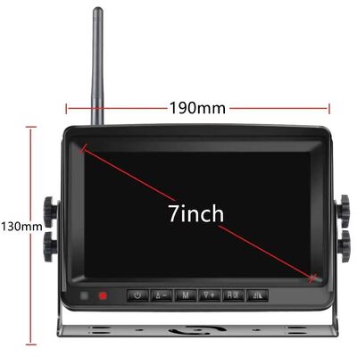 Wireless 7 inch Car Reverse Camera Backup System for Trailer Trucks