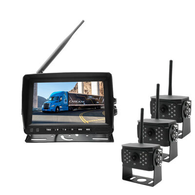 Wireless 7 inch Car Reverse Camera Backup System for Trailer Trucks