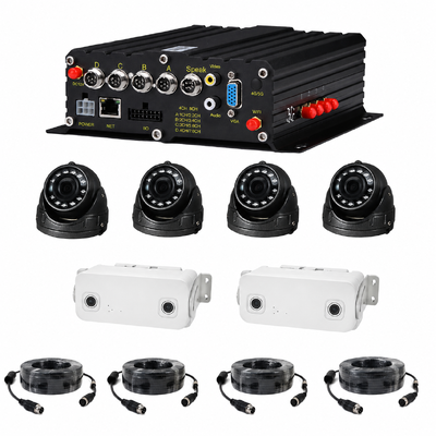 AI Mobile DVR with Passenger Counting Camera for Bus Fleet Surveillance System