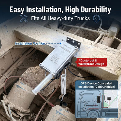 Coal Transportation Security GPS Tracker with Load Sensor for Real-Time Weight Change Alerts