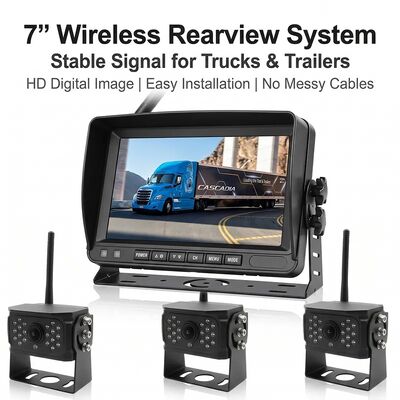 7 Inch Wireless Rear View Camera Monitor System for Agricultural Machinery Tractor Combine Harvester Blind Spot Monitoring