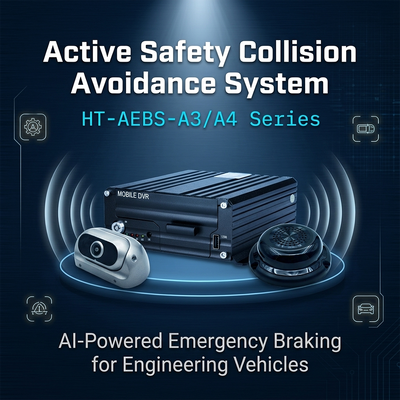 AI 4G GPS Mobile DVR with 77GHz Millimeter Wave Radar and ADAS DMS BSD for Automatic Emergency Braking System