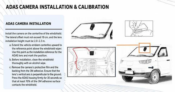 5G/4G Connected Fleet Telematics System: AI MDVR Dashcam Recorder with 77GHz Radar AEBS Digital Brake Motor ADAS DMS Alarm