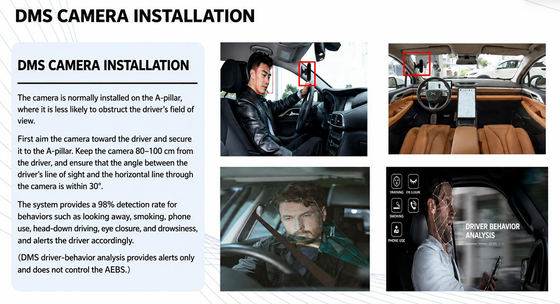 AI MDVR with 77GHz Radar AEBS Dashcam Recorder for 200m Vehicle Detection and Graded Deceleration Braking