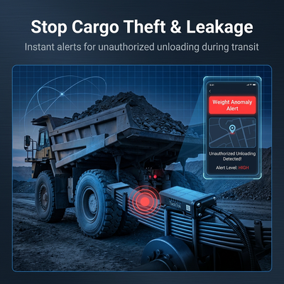 Non-Destructive Installation Maintenance-Free Solid-State Load Sensor for Real-Time Load Monitoring in Heavy Duty Trucks
