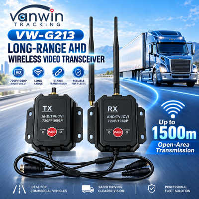 2.4G Wireless Transmitter Receiver AHD Suitable for Truck Bus Truck Camera Transmitter Wireless Device