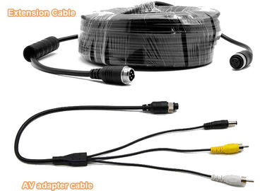 Pure Copper Backup Camera Cable 20m Extension 4 Pin Aviation IP68 Waterproof