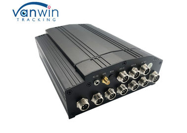 Aviation Connector Hard Drive RJ45 8 Channel Mobile DVR