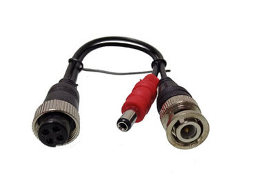 M12 Female To BNC Male 4 Pin 24cm Camera Cable Connector