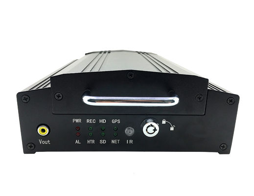 2TB HDD 1080P 8 Channel Vehicle DVR 4G GPS WIFI 256Kbps With Hard Drive