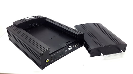 2TB HDD 1080P 8 Channel Vehicle DVR 4G GPS WIFI 256Kbps With Hard Drive