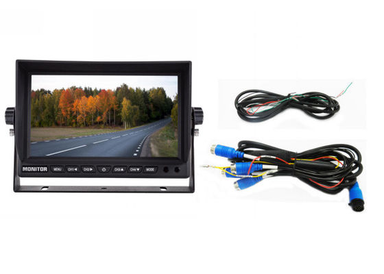 Quad Image 9W MDVR 300cd/m2 Car Display Monitor IPS Screen