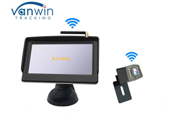 NTSC 480x272 Rear View Lcd Monitor 4.3 Wireless 5W 400cd/m2 For Car