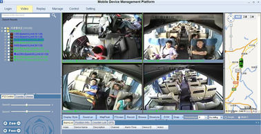 4CH CCTV GPS Mobile DVR , Car Blackbox DVR 1TB Hard Drive for Security