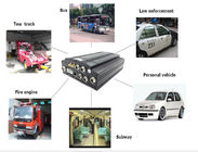 HD CCTV Vehicle Camera 4 Channel Mobile DVR Car Tracking On board