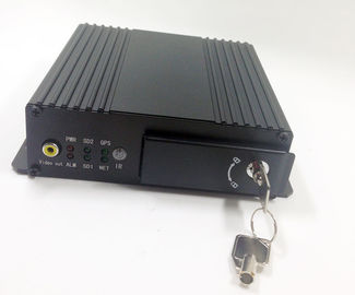 4 Channel Car DVR GPS Dual SD Card Storage Local Playback H.264 Format