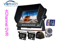 Bus / truck / trailer / coach 7 inch TFT Car Monitor AHD with 720P camera , SD Card