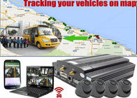 4G LTE mobile dvr 4 channel with AHD / Analog camera , Anti vibration technology