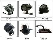 Taxi Vehicle Hidden Camera DVR system , Frontview or Rearview Cam with 6 IR lights
