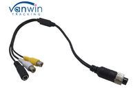 Waterproof DVR Accessories Aviation Female Connector extension AV DC and BNC cables