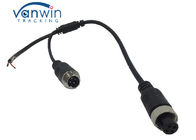 Car camera audio adapter, 4 Pin Female to male connector wire for camera&external pick-up/micphone