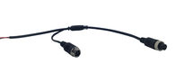 Car camera audio adapter, 4 Pin Female to male connector wire for camera&external pick-up/micphone