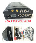 4G 1080P HDD Mobile DVR GPS WIFI 3G with Quad Screen RS232 / 485 Interface