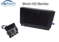 9 Inch HD rear view camera monitor with 3CH 1080P / 720P / Analog Cameras