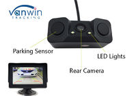 Universal Vehicle Hidden Camera , Night Vision Reverse Camera With 2 Parking Radar Sensor